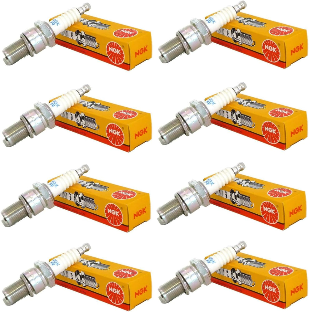 Set (8Pcs) V-Power Spark Plugs Stock 2771 Nickel Core Tip Standard 0.040In UR5