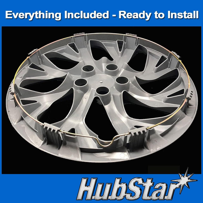 Premium Replica Hubcap, Replacement for Toyota Corolla 2017-2019, 16-In Wheel Cover (1-Piece) 61181