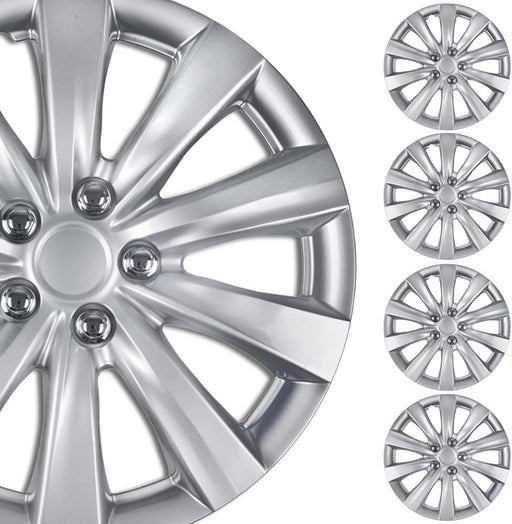 Hubcaps Wheel Covers for Toyota Camry 16 Inch Hubcaps Set of 4, Snap-On Direct OEM Replacement for Toyota Corolla Hubcaps 16 Inch Wheel Covers Impact-Resistant High Durability (Full Set of 4)