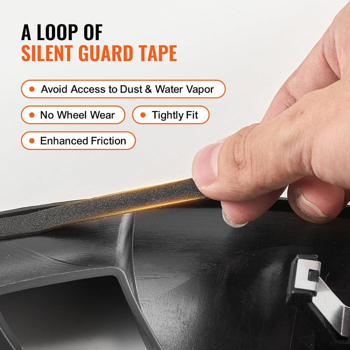 Tesla Model 3 Wheel Covers Hubcaps 18 Inch, 2017-2023 Model 3 Fully Fit Hubcap with Snap Set of 4 Same Side, Guard Tape & Valve Nozzle Hole, ABS & PC Hubcap with Less Wind Drag