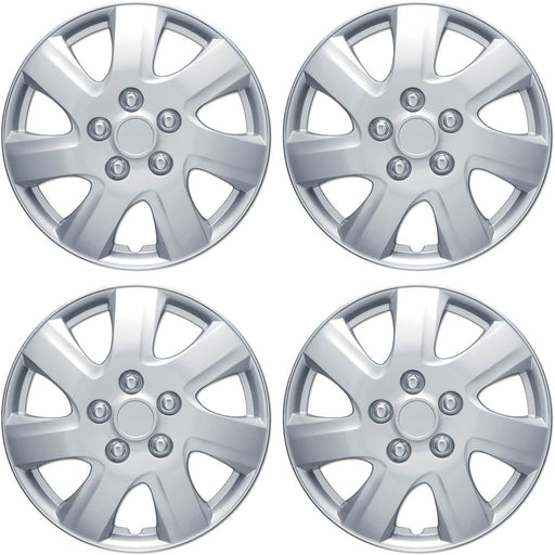 Hubcaps Wheel Covers for (2006-2014) Toyota Camry 16 Inch Hubcaps Set of 4, Snap-On Direct OEM Replacement for Toyota Camry Hubcaps 16 Inch Wheel Covers Impact-Resistant High Durability