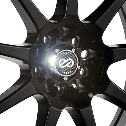 15X6.5  EDR9 (Matte Black) Wheels/Rims 5X100/114.3 (441-565-0238BK)