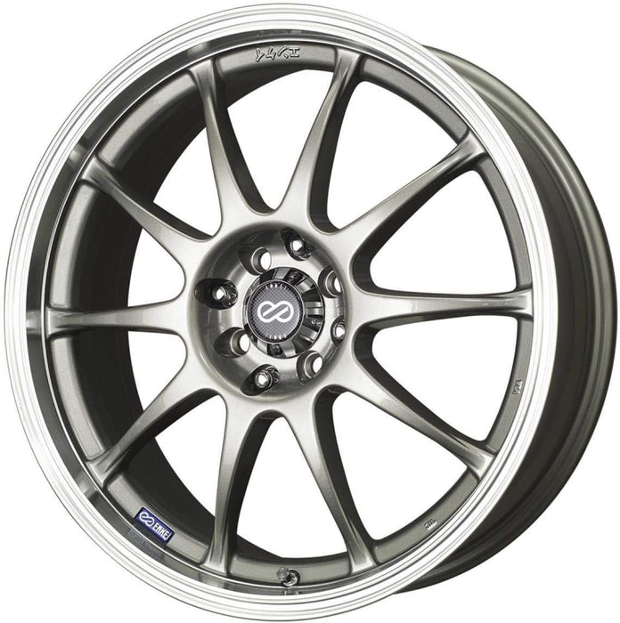 16X7 J10 (Silver W/ Machined Lip) Wheels/Rims 4X100/114.3 (409-670-10SP)