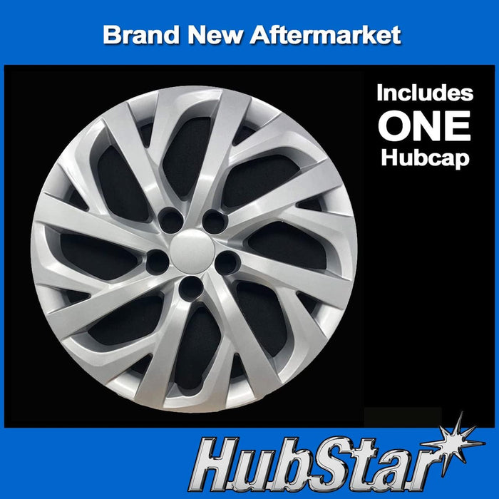 Premium Replica Hubcap, Replacement for Toyota Corolla 2017-2019, 16-In Wheel Cover (1-Piece) 61181