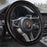 Top Grade Black Genuine Leather Steering Wheel Cover Men Women, Luxury Steering Wheel Cover for Cars, SUVS and Trucks, Universal 14.5-15 Inch