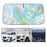 Foldable Anti-Uv Windshield Sunshade for Sedan Suvs - Quick Setup & Smart Design - Blocks Sun Heat UV - Adjustable Size - Perfect Winter Gift - Automotive Exterior Accessories for Men & Women Summervibes Tiktokshopspringglowup