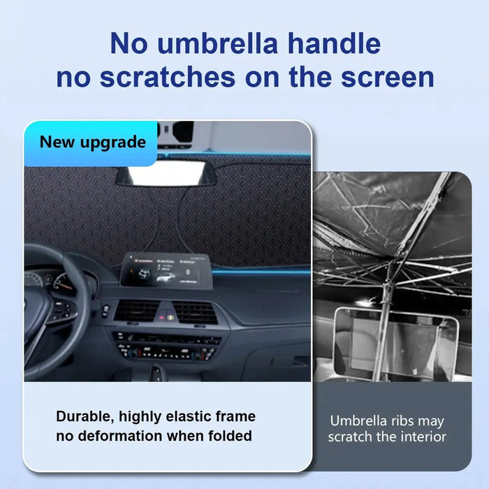 Foldable Anti-Uv Windshield Sunshade for Sedan Suvs - Quick Setup & Smart Design - Blocks Sun Heat UV - Adjustable Size - Perfect Winter Gift - Automotive Exterior Accessories for Men & Women Summervibes Tiktokshopspringglowup