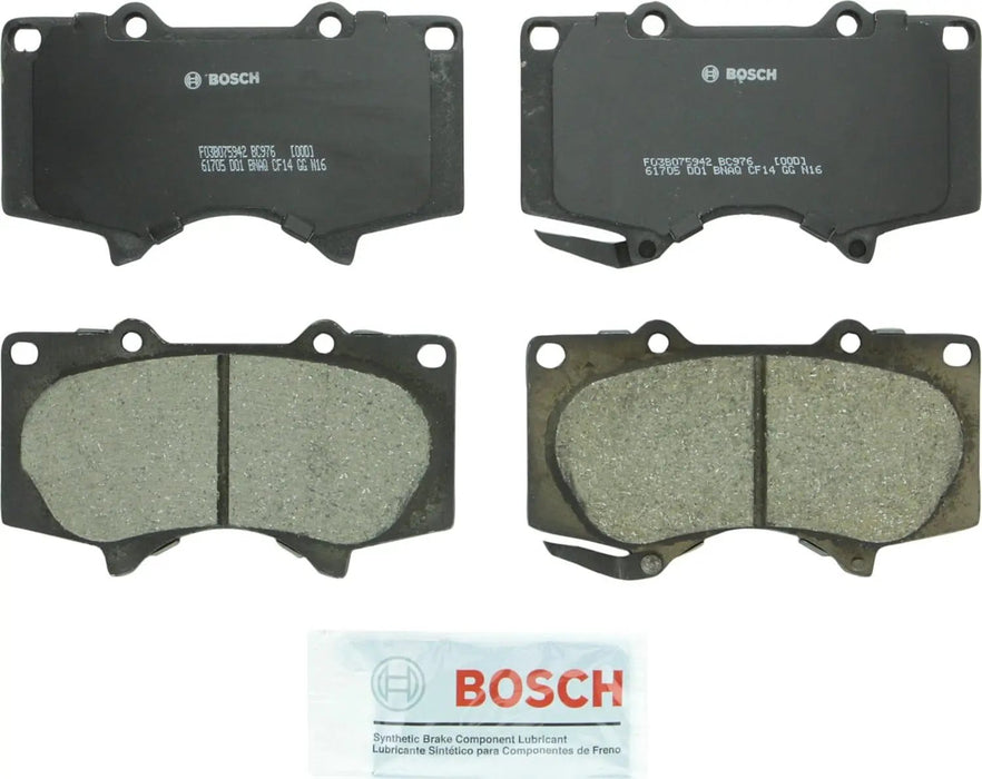BC976 Quietcast Premium Ceramic Disc Brake Pad Set - Compatible with Select Lexus GX460, GX470; Toyota 4Runner, FJ Cruiser, Sequoia, Tacoma, Tundra; FRONT