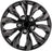Automotive WH555-16GM-B 16 Inch Spyder Gunmetal Grey Universal Hubcap Wheel Covers for Cars - Set of 4 - Fits Most Cars
