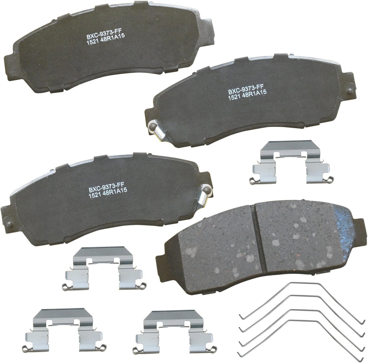 Premium SBC1521 Ceramic Front Brake Pads for Select Models Acura RDX, Honda Accord Crosstour, CR-V, Odyssey, Passport, Subaru Legacy