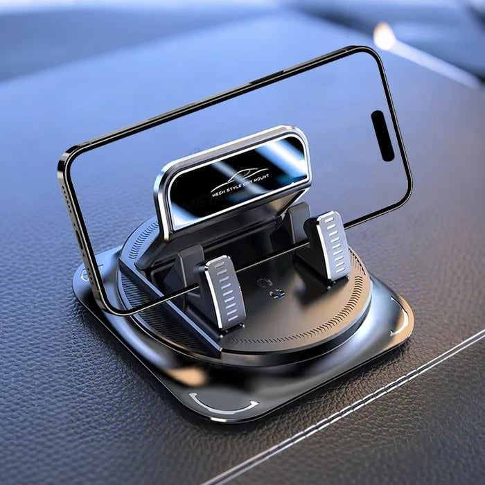 Car Phone Holder 360 Degree Rotation, Navigation Dashboard Mount Black1 Pc