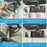 Joytutus 11.81 Inch Universal Panoramic Convex Rearview Mirror, Auto Parts Accessories for Car SUV Trucks, High-Quality Glass, Anti-Fall Design, Reversible for Passengers, Easy Installation, Wider View for Safer Drives, Car Stuff