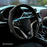 Napa Leather Steering Wheel Cover, Ultra-Thin Breathable Anti-Slip Grip Car Accessories, Toolless Quick-Turns All-Weather Modern Style Noble Black Accessories for Car, Compatible with 2026 New Vehicles