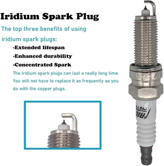Iridium Spark Plug 6Pcs Replace LKR7DIX-11S 93175