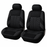 Car Seat Covers for 5 Seats Universal, Fabric Breathable Car Front & Rear Seat Protectors, with Tire Track Details.