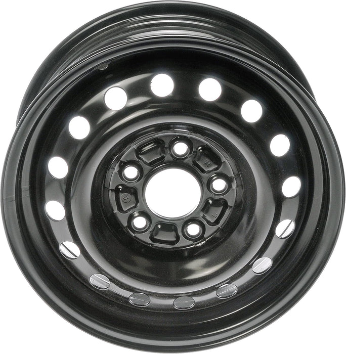 939-196 15 X 6 In. Steel Wheel Compatible with Select Hyundai / Kia Models, Black