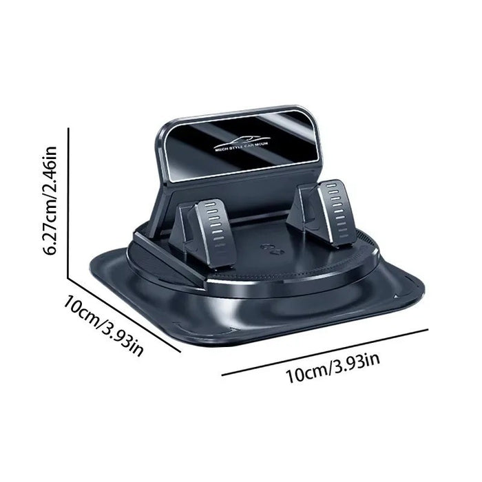 Car Phone Holder 360 Degree Rotation, Navigation Dashboard Mount Black1 Pc
