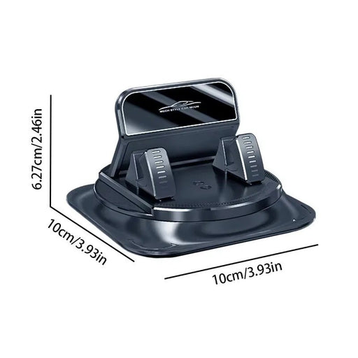 Car Phone Holder 360 Degree Rotation, Navigation Dashboard Mount Black1 Pc