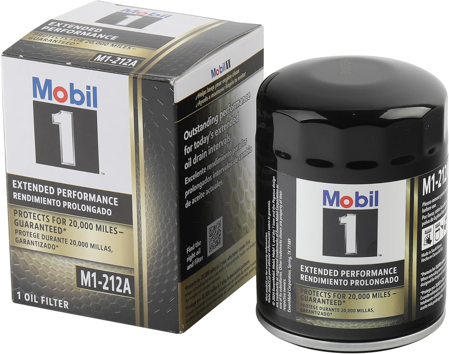 1 M1-212A Extended Performance Oil Filter, 1 Pack