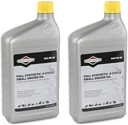 SAE 5W-30 Synthetic Small Engine Motor Oil - 32 Oz. 100074 (Pack of 2)