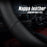 Nappa Premium Leather Car Steering Wheel Cover, Non-Slip, Breathable, Universal 15 Inches (Red Blue Line)