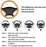 Heavy Duty Pure Cowhide Steering Wheel Cover, Black Genuine Leather Steering Wheel Cover Men Women Universal 14.5 to 15 Inch