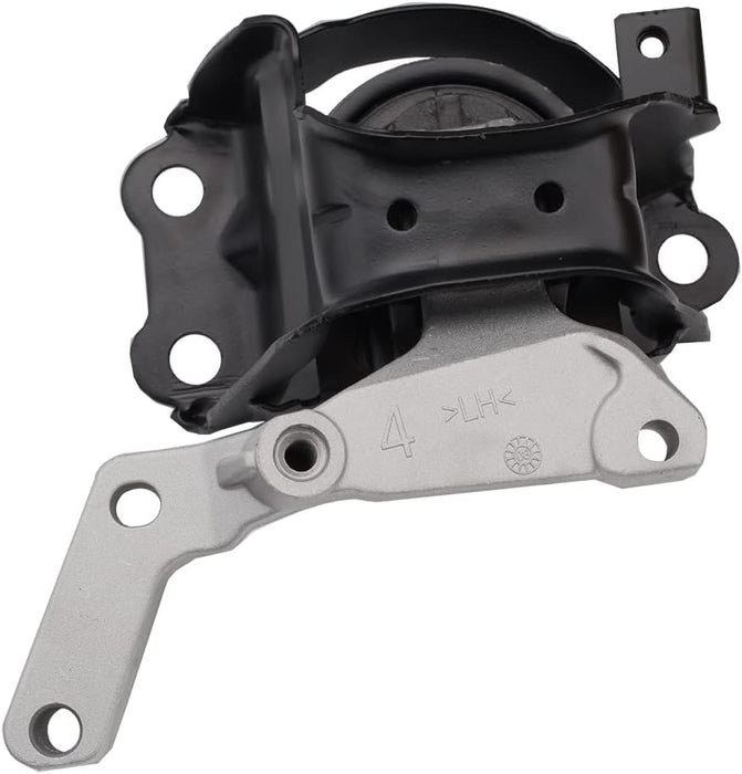 Engine Motor Mounts Compatible with 2012-2019 Nissan Versa/Versa Note 1.6L, 2014 Nissan Note, Replace OE A7368, A7369, A4361, Set of 4, Black, Metal, Rubber Frame