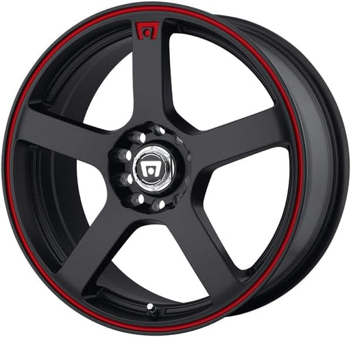 Motegi MR116 15X6.5 4X100/4.5 M-BLK RED-STR 40MM - MR11656598740