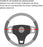 Cute Diamond Soft Light Pink Leather Anti-Slip Steering Wheel Cover with Bling Bling Crystal Rhinestones, Universal 15 Inch for Women Girls, Fit Vehicles, Sedans, Suvs, Vans, Trucks