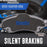 Premium SBC1521 Ceramic Front Brake Pads for Select Models Acura RDX, Honda Accord Crosstour, CR-V, Odyssey, Passport, Subaru Legacy