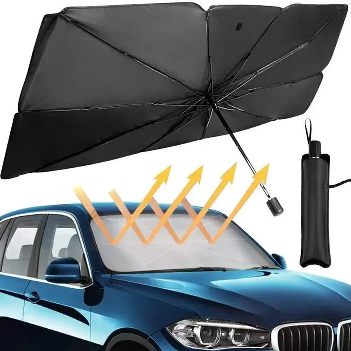 Car Front Windshield Sunshade Multipurpose Glass UV Blocker Heat Reducer Universal Easy Fold anti UV Windshield Sunshade Car Accessories for Automotive Vehicle Protection