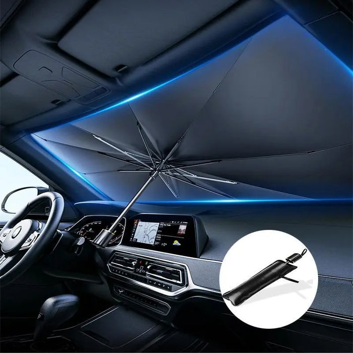 Foldable Anti-Uv Windshield Sunshade, Multipurpose Car Front Window Heat Protective Umbrella for Sedan Suvs, Automotive Exterior Accessories for Men & Women, Car Stuff, Vehicle