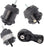 Engine Motor Mount Replacement for 2009-2019 Traverse Enclave Acadia Saturn 3.6L Automatic Transmission, Replace OE A5444 A5548HY A5549HY A5458HY