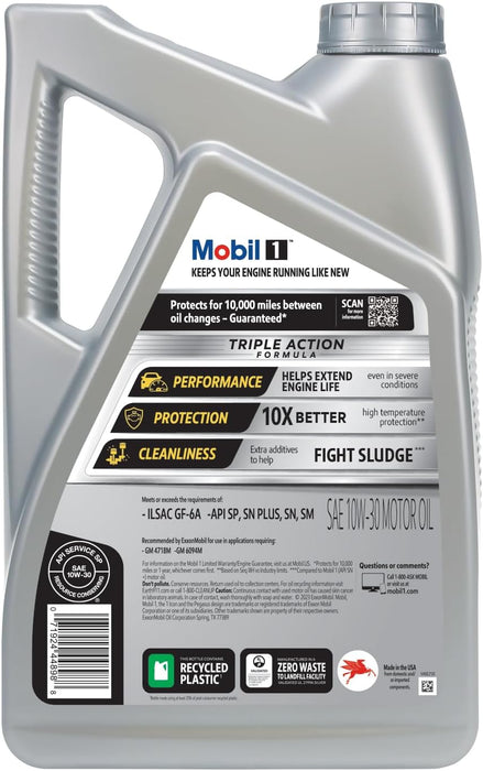 1 Advanced Full Synthetic Motor Oil 10W-30, 5 Quart