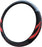 Microfiber Leather Steering Wheel Cover Breathable Auto Car Steering Wheel Cover for Women and Men Universal 15 Inches Red