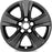 4-Pack Wheel Skins Compatible with Toyota RAV4 / RAV4 Hybrid 2019 2020 2021 2022 2023 2024, 17" 17 Inch Alloy Wheel, Snap-On Wheel Cover Replacement, Black Color