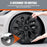 Wheel Covers for Tesla Model 3 2017-2023 18 Inch | 4 Pack ABS Model 3 Hubcaps OEM Replacement and Rim Protectors Exterior Accessories Matte Black