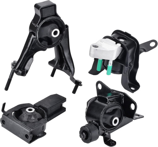 4PCS Engine Motor Transmission Mount Kits Compatible with Corolla Matrix Pontiac Vibe 1.8L 2003-2008 Engine Trans Mount Replace A4218 A4219 A4220 A4221