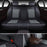 Car Seat Covers Full Set Premium Waterproof Faux Leather Cushion Universal Accessories Fit SUV Truck Sedan Automotive Vehicle Auto Interior Protector (Os010-Gray)