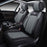 Car Seat Covers Full Set Premium Waterproof Faux Leather Cushion Universal Accessories Fit SUV Truck Sedan Automotive Vehicle Auto Interior Protector (Os010-Gray)