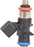 Fuel Injectors 0280158233 Compatible with 2011-2017 Chrysler 200/300 Dodge Challenger Charger Jeep Grand Cherokee Wrangler Ram 1500/2500/3500 3.6L Replaces 05184085AC 4 Holes