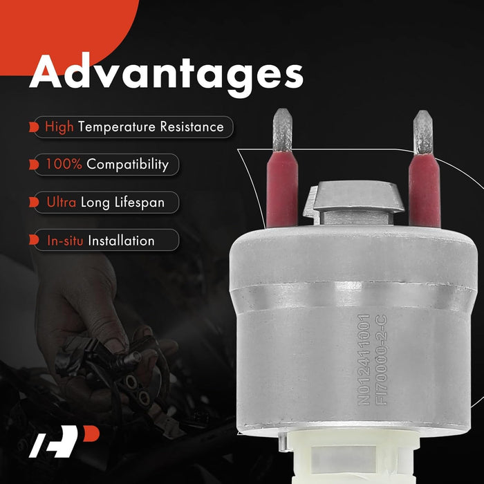 Set of 2 Fuel Injectors Compatible with Chevrolet Tahoe, Blazer, Caprice & GMC Yukon, C1500 & Buick Roadmaster & Cadillac Brougham & Isuzu NPR & Oldsmobile, Replace# 17111864
