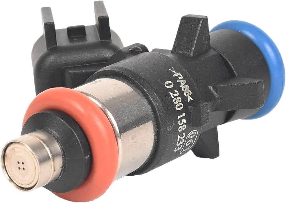 Fuel Injectors 0280158233 Compatible with 2011-2017 Chrysler 200/300 Dodge Challenger Charger Jeep Grand Cherokee Wrangler Ram 1500/2500/3500 3.6L Replaces 05184085AC 4 Holes