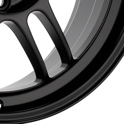 379-8105-6515BK RPF1 Racing Wheel 18X10.5 +15 5X114.3 Black Paint