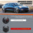 Wheel Covers for Tesla Model 3 2017-2023 18 Inch | 4 Pack ABS Model 3 Hubcaps OEM Replacement and Rim Protectors Exterior Accessories Matte Black