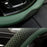 Car Steering Wheel Cover, Universal 15 Inch, the Latest Microfiber Leather Breathable Technology Fabric, Non-Slip, Comfortable, Warm in Winter and Cool in Summer, Green