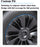 Hubcap Wheel Cover Replacement Compatible with 2017-2023 Model 3 R18 Aero Hub，Uberturbine Style Wheel Rim Protector ABS Kit Accessories Improvement -Set of 4 without Center Stickers（18-Inch Black）