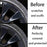 For Tesla Model Y 20 Inch Wheel Rim Protector Hubcaps Induction Wheels Rim Cover Tire Trim Rings Matte Black 4Pcs Model Y Accessories