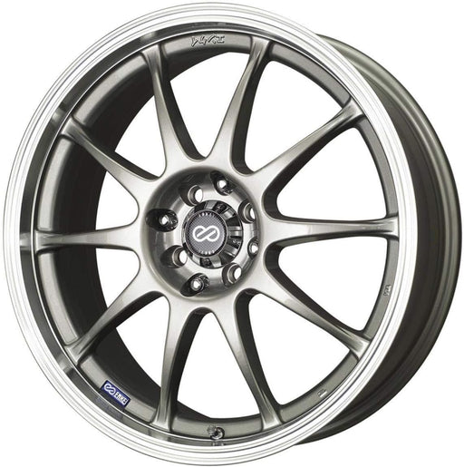 16X7  J10 (Silver W/ Machined Lip) Wheels/Rims 4X100/114.3 (409-670-10SP)