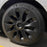 Fits Tesla Model 3 Wheel Cover Hubcap 18 Inch Matte Black Support Logo Symmetry Design (4 PCS) Uberturbine Style for 2017-2023 Model 3 Aero Wheel Cover Replacement